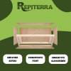 Repiterra Holz Terrarium mit Frontbelüftung 80x50x50 cm