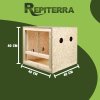 Repiterra Holz Terrarium mit Seitenbelüftung 40x40x40 cm